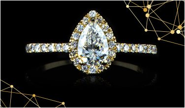 A signature ALBI diamond ring